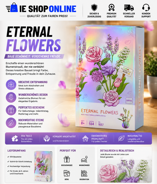 Eternal Flowers – Kreatives Steckspiel für Kinder